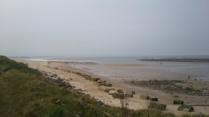 View along Druridge Bay from the retreat hall