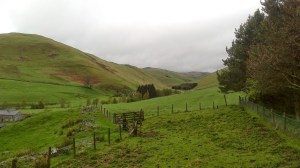 View of the Upper Coquet Valley from bunkhouse